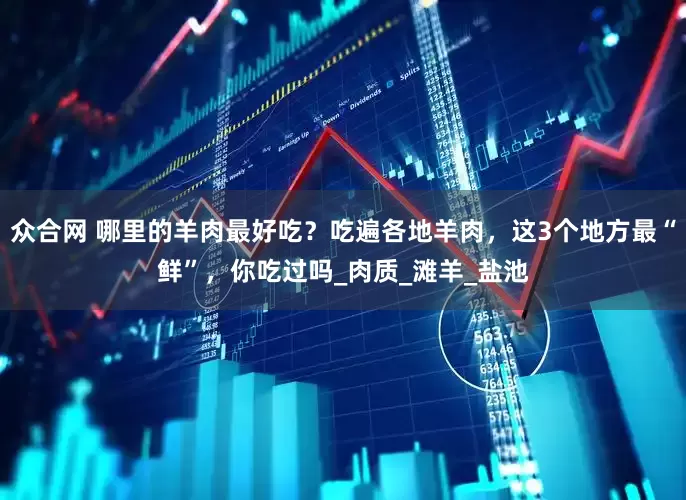 众合网 哪里的羊肉最好吃？吃遍各地羊肉，这3个地方最“鲜”，你吃过吗_肉质_滩羊_盐池