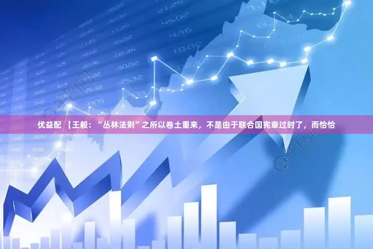优益配 【王毅：“丛林法则”之所以卷土重来，不是由于联合国宪章过时了，而恰恰